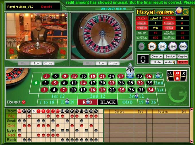 gclub roulette online